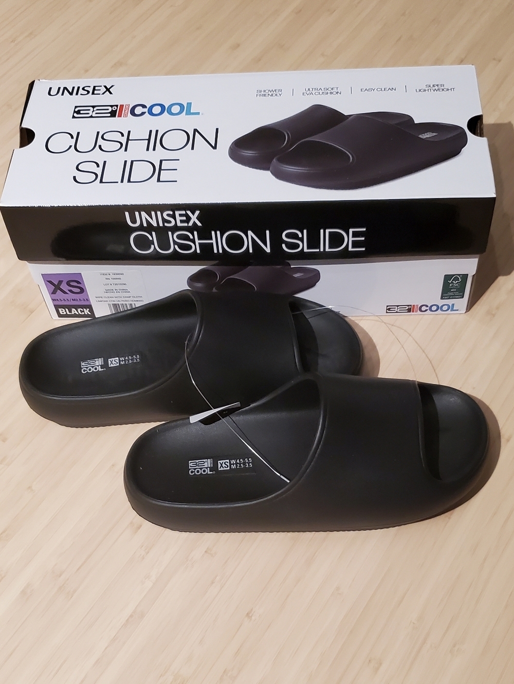 369◼️32° COOL UNISEX CUSHION SLIDE
